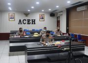 Kapolda Aceh Ikut Rapat Internal Secara Virtual Bersama Wakapolri Ba