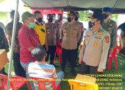 Gerai Vaksinasi Polsek Lembah Seulawah Dikunjungi Wakapolda Aceh