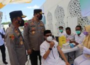 Kapolda Aceh Cek Vaksinasi Merdeka Di Masjid Raya Baiturrahman Banda Aceh