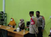 Polres Aceh Tamiang Vaksin Ratusan Mahasiswa Dengan Gerai Vaksin Keliling