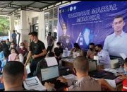 Ditreskrimsus Polda Aceh Gelar Vaksinasi Massal Di Lamgugop, Ratusan Penerima Vaksin Dapat Beras Dan Kupon Pasar Murah
