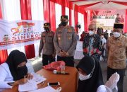 Di Aceh Tamiang, Kapolda Aceh Tinjau Gerai Vaksinasi Polres Aceh Tamiang Di Pendopo Bupati