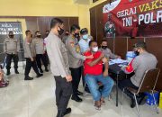 Vaksinasi Massal di Gerai Vaksin Polres Sabang Selama 2 Hari Dapat Melakukan Vaksin Masyarakat Sebanyak 609 Orang