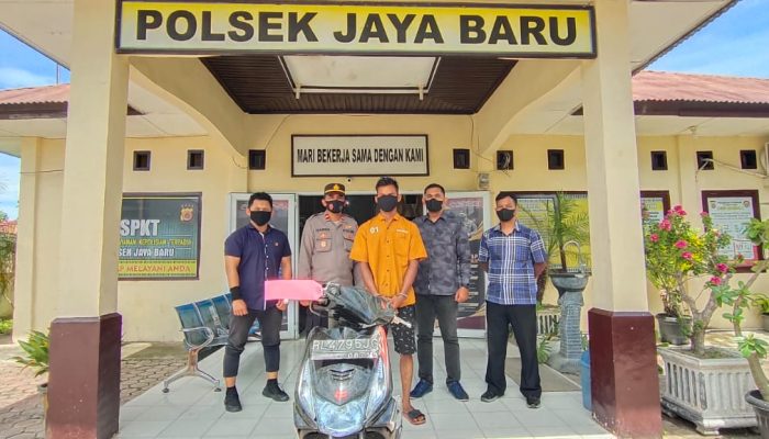 Gelapkan Sepeda Motor di Banda Aceh, Unit Reskrim Polsek Jaya Baru Amankan Pelaku di Bireuen
