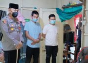 Seorang Nenek Yang Sakit Menahun Dijenguk Kapolres Lhokseumawe