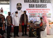 Kapolda Aceh Kagum Melihat Vaksinasi Massal di Pabrik Kopi
