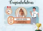 Nabilah Zahra Sabet Medali Perunggu Pada Kompetisi Sains Nasional 2021