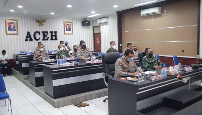 Antisipasi Lonjakan Covid-19, Kapolda Aceh Ikuti Rakor Lintas Sektoral, Ada Apa?