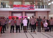 Pelaksanaan Vaksinas Massal Serentak di LPMP Aceh Besar, Turut dipantau Kapolri