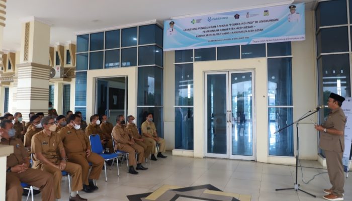 Barcode *PeduliLindungi* mulai di terapkan di pemkab Aceh Besar