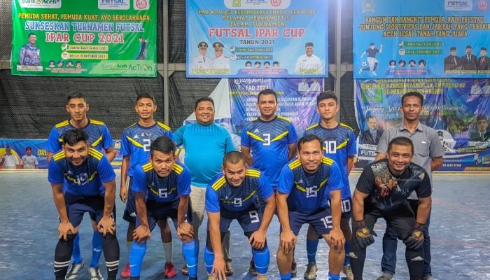 Setdakab Juara Turnamen Futsal Piala KNPI Aceh Besar