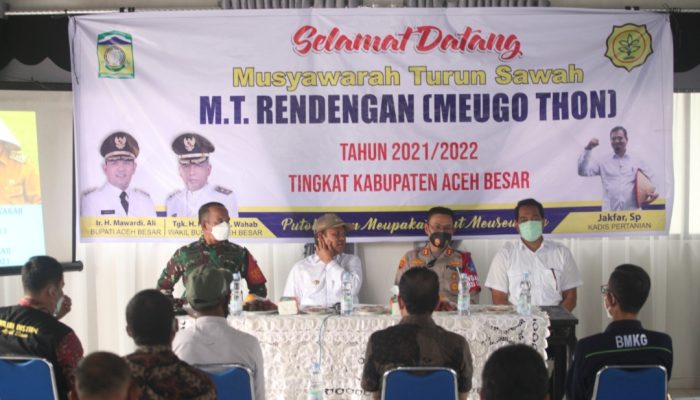 Bupati Aceh Besar Pimpin Rapat Turun ke Sawah MT Rendengan