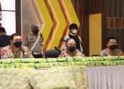 Polda Aceh Gelar Konferensi Pers Pengungkapan Narkoba Jenis Sabu Seberat 133 Kg