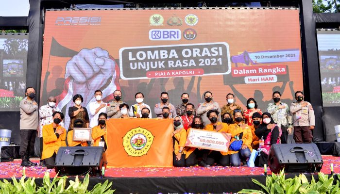 Gelar Lomba Orasi, Kapolri: Mari Ciptakan Alam Demokrasi yang Lebih Baik