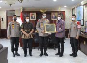 Ungkap Narkoba Jenis Sabu 133 Kg, Kapolda Aceh Dianugerahkan Penghargaan Oleh Bupati Aceh Timur