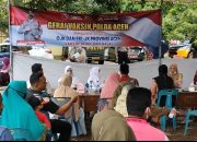 Ratusan Masyarakat Lamkabeu Seulimum Ikut Vaksinasi Massal