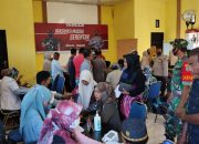 Tiga Satker Polda Aceh Gelar Vaksinasi Massal di Kantor Camat Lhoong, Aceh Besar, Dengan Target Ribuan Masyarakat