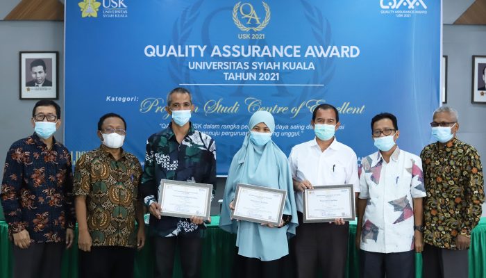 Tiga Prodi di USK Sabet QA Award