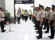 Kapolres Aceh Besar Pimpin Upacara Korps Raport Personel Polres Aceh Besar