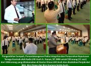 Kepala DLHK Aceh Menyerahkan 1.846 orang SK Tekon Tahun 2022
