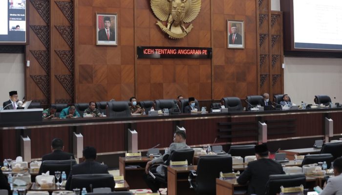 DPRA Sahkan APBA 2022 Hasil Evaluasi Kemendagri
