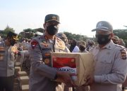Kapolda Aceh Bagi Bansos Untuk PNS Polri Dan PHL Di lingkungan Mapolda Aceh