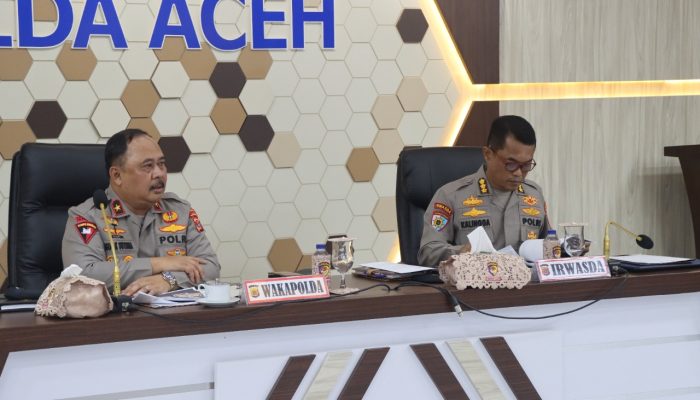 Wakapolda Aceh Pimpin Rapat Anev PPK