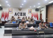 Dalam Vicon Dengan Irwasum Polri, Wakapolda Aceh Sebut Animo Masyarakat Aceh Meningkat Untuk Vaksinasi Hadapi Omicron