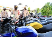 Polresta Banda Aceh Amankan 35 Unit Sepeda Motor Gunakan Knalpot Brong