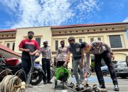 Puluhan Knalpot Brong Dimusnahkan Lagi Dan Puluhan Truk Bawa Barang Over Kapasitas Ditertibkan Polisi