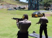 Puluhan Bintara Remaja Ditsamapta Polda Aceh Ikuti Orientasi Latihan Menembak