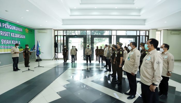 Kepengurusan Pusat Riset Kejaksaan USK Dikukuhkan