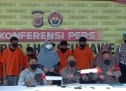 Gelar Konferensi Pers, Polres Lhokseumawe berhasil Ungkap Curanmor Dan Narkoba
