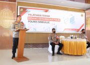 Puluhan Bintara Polisi Simeulue dilatih Ilmu Humas