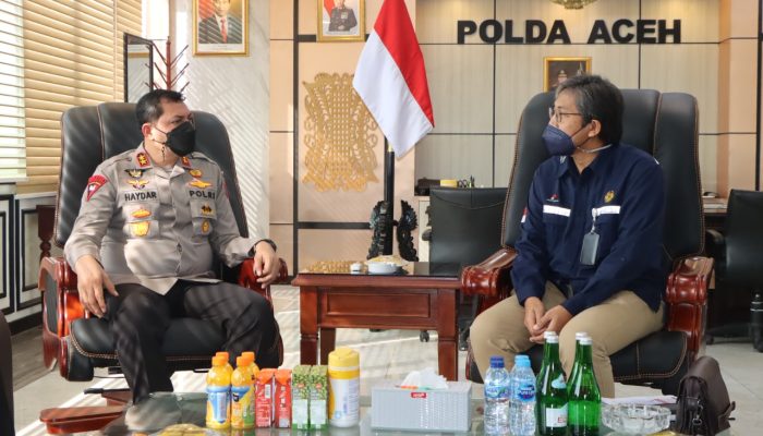 Kapolda Aceh Terima Audiensi Pejabat SKK Migas