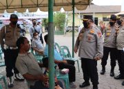 Wakapolda Aceh Tinjau Vaksinasi di Ulee Kareng