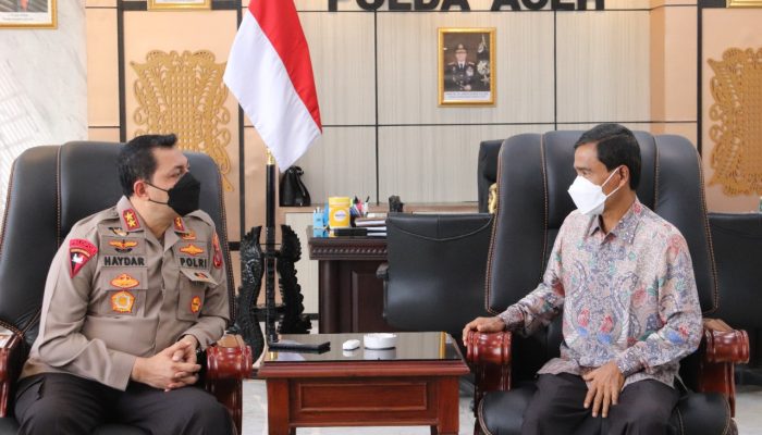 Kapolda Aceh Terima Audiensi kepala BPN Provinsi Aceh