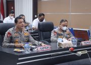 Kapolda Aceh Gelar Vicon Dengan Jajarannya, Jelang Ramadhan, Ini Arahannya