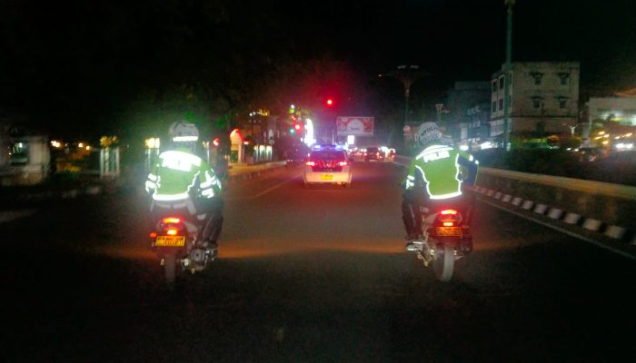 Patroli Sahur, Polisi di Bireuen Cegah Balapan Liar