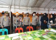 PJU Polda Aceh Tinjau Gerai Vaksin Malam di Ulee Kareng