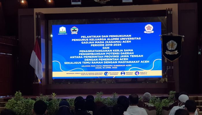 Kapolda Aceh Hadiri Pelantikan Dan Pengukuhan Pengurus KAGAMA Aceh