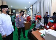 Tinjau Pelaksanaan 1 Juta Vaksinasi Booster, Kapolri Bicara Mudik Sehat dan Nyaman