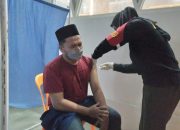 Gerai Vaksinasi Malam Masih Digelar di Masjid Babuttaqwa Polda Aceh