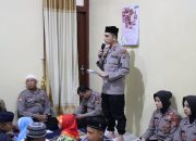 Kapolres Simeulue Gelar Yasinan Dan Syukuran, Undang Puluhan Anak Yatim Piatu