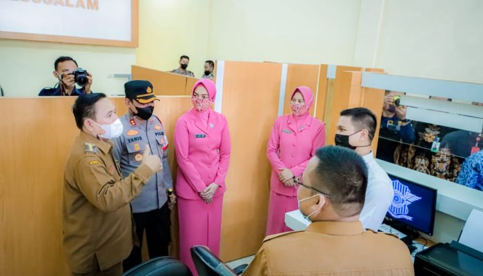 Kapolres Hadiri Launching Samsat Kota Subulussalam