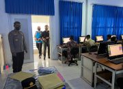 Pelaksanaan Ujian CAT Akademik Calon Bintara Polri, Ditinjau dan Dicek Karo SDM Polda Aceh