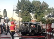 Polisi Selidiki Dugaan Salah Isi BBM Yang Menyebabkan Terbakarnya Mobil di SPBU Batoh