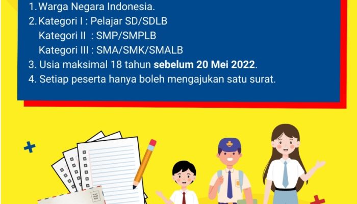 Polri Gelar Lomba Menulis Surat Untuk Kapolri, Ini Syaratnya