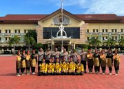 Wakapolda Aceh Tinjau Latihan Tari Dalam Rangka Perlombaan Hari Bhayangkara ke-76