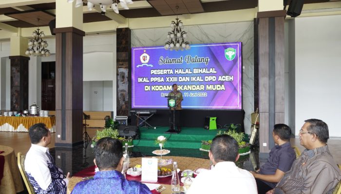 Kodam IM Selenggarakan Halal Bihalal Ikatan Alumni Lemhannas (IKAL) PPSA XXIII dan IKAL DPD Aceh